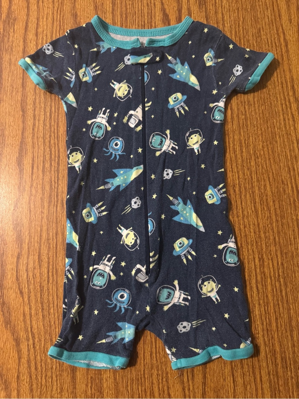 Carter’s Infant Boys Outer-Space Pajama Romper